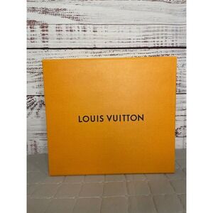 Louis Vuitton Orange Cream Flip Top Purse Bag Gift Box Storage Shipping